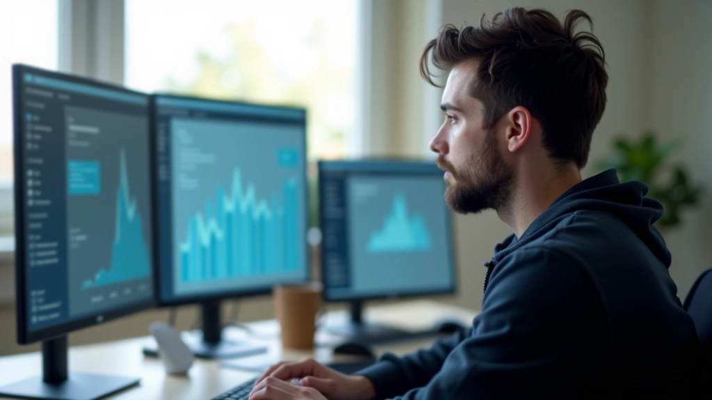 Tela de computador mostrando estrutura em árvore de páginas de um website com hierarquia clara